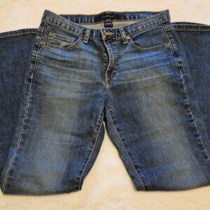 Vintage Calvin Klein Denim Flare Leg Dark Blue Jeans RN 36009 Size 6 x 30